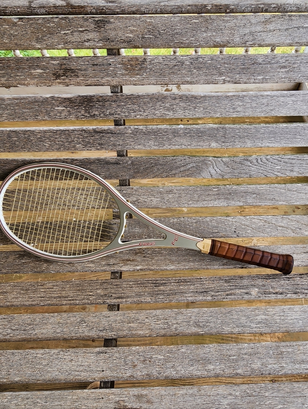 VTG Head LC tennis Raquet competitian 358 grams 27"x9" made in USA fiberglas